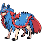 Sprite animada de Zacian (Black White)