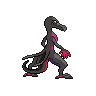 Sprite traseira de Salazzle (Black White)