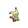 Sprite traseira de Mimikyu (Black White)