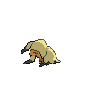 Sprite traseira de Mimikyu (Black White)