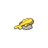 Sprite traseira de Tatsugiri (Black White)