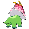 Sprite traseira de Meganium (Black White)