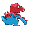 Sprite traseira de Feraligatr (Black White)
