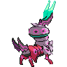 Sprite traseira de Scolipede (Black White)