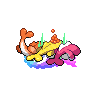 Sprite traseira de Tatsugiri (Black White)