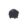 Sprite traseira de Lechonk (Black White)