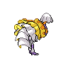 Sprite traseira de Espathra (Black White)