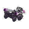 Sprite traseira de Revavroom (Black White)