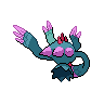 Sprite traseira de Flutter Mane (Black White)