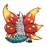 Sprite traseira de Slither Wing (Black White)
