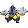 Sprite traseira de Iron Hands (Black White)