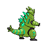 Sprite traseira de Iron Thorns (Black White)