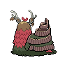 Sprite shiny traseira de Wo-Chien (Black White)