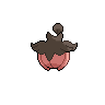 Sprite shiny traseira de Pumpkaboo (Black White)