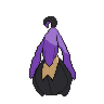 Sprite shiny traseira de Gourgeist (Black White)