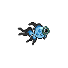 Sprite shiny traseira de Chi-Yu (Black White)