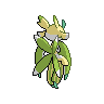 Sprite shiny traseira de Lurantis (Black White)