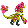 Sprite shiny traseira de Kommo-o (Black White)
