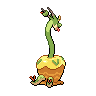 Sprite shiny traseira de Hydrapple (Black White)