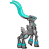 Sprite shiny traseira de Iron Crown (Black White)