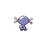 Sprite shiny traseira de Wooper (Black White)