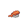 Sprite shiny traseira de Tatsugiri (Black White)