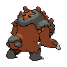 Sprite shiny traseira de Ursaluna (Black White)