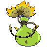 Sprite shiny traseira de Victreebel (Black White)