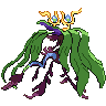 Sprite shiny traseira de Dragalge (Black White)