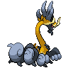 Sprite shiny traseira de Drampa (Black White)