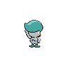 Sprite shiny traseira de Quaxly (Black White)