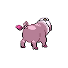 Sprite shiny traseira de Oinkologne (Black White)