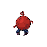 Sprite shiny traseira de Tarountula (Black White)