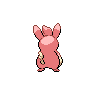 Sprite shiny traseira de Pawmo (Black White)