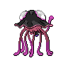 Sprite shiny traseira de Toedscruel (Black White)