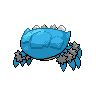 Sprite shiny traseira de Klawf (Black White)