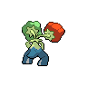 Sprite shiny traseira de Scovillain (Black White)