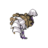 Sprite shiny traseira de Espathra (Black White)
