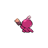 Sprite shiny traseira de Tinkatink (Black White)