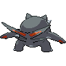 Sprite shiny traseira de Cetitan (Black White)