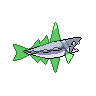 Sprite shiny traseira de Veluza (Black White)