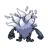 Sprite shiny traseira de Annihilape (Black White)