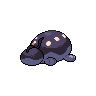 Sprite shiny traseira de Clodsire (Black White)