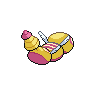Sprite shiny traseira de Dudunsparce (Black White)