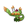 Sprite shiny traseira de Flutter Mane (Black White)