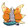 Sprite shiny traseira de Slither Wing (Black White)