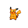 Sprite shiny de Pikachu (Black White)
