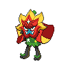 Sprite shiny de Ogerpon (Black White)