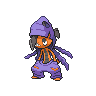 Sprite shiny de Scrafty (Black White)