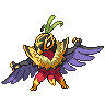 Sprite shiny de Hawlucha (Black White)
